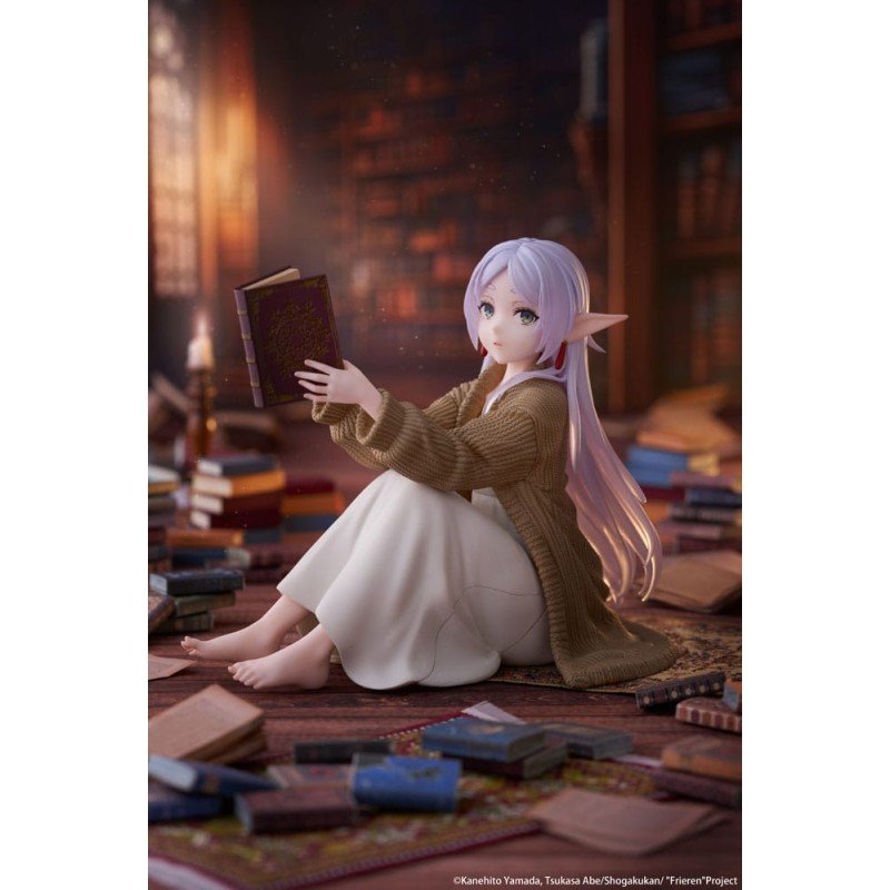 Frieren: Beyond Journey's End PVC Statue Desktop Cute Figure Frieren Roomwear Ver. 13 cm | 0840342404797