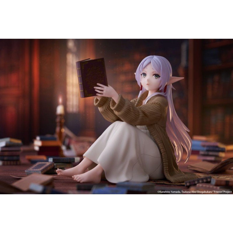 Frieren: Beyond Journey's End PVC Statue Desktop Cute Figure Frieren Roomwear Ver. 13 cm | 0840342404797