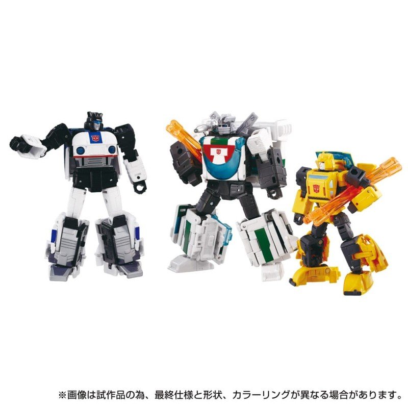 Transformers Dramatic Capture Series Action Figure 3-Pack Cybertron Chase | 4904810994138