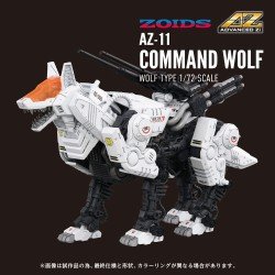 Zoids Plastic Model Kit 1/72 AZ-11 Command Wolf 20 cm | 4904810945680