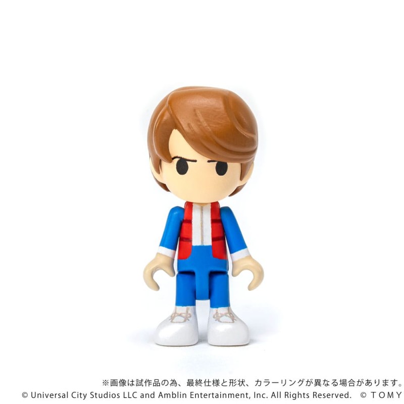 Retour vers le futur véhicule avec minifigurines Q-Village Time Machine 9 cm | 4904810997276