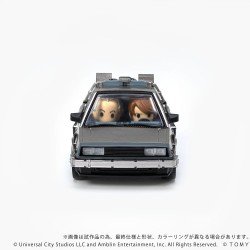 Retour vers le futur véhicule avec minifigurines Q-Village Time Machine 9 cm | 4904810997276