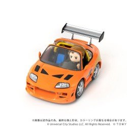 Fast & Furious véhicule avec minifigurine Q-Village Toyota Supra JZA80 9 cm | 4904810096986