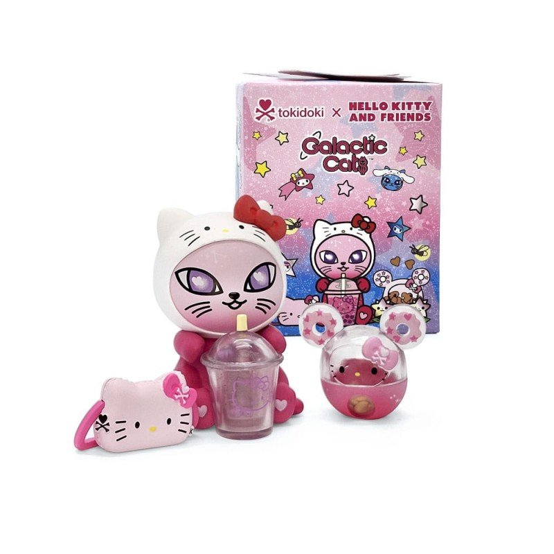 Hello Kitty Blind Box Figures Assortment Galactic Cats x Hello Kitty & Friends 7 cm (8) | 0840080827414