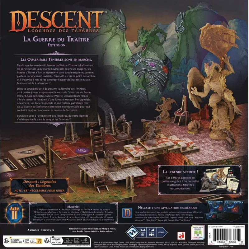 Descent : Légendes des Ténèbres - La Guerre du Traitre | 0841333123550