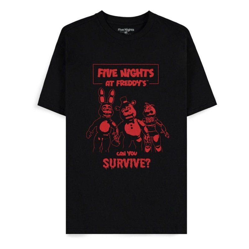 Five Nights at Freddy's T-Shirt Can You Survive Size S | 8718526421026