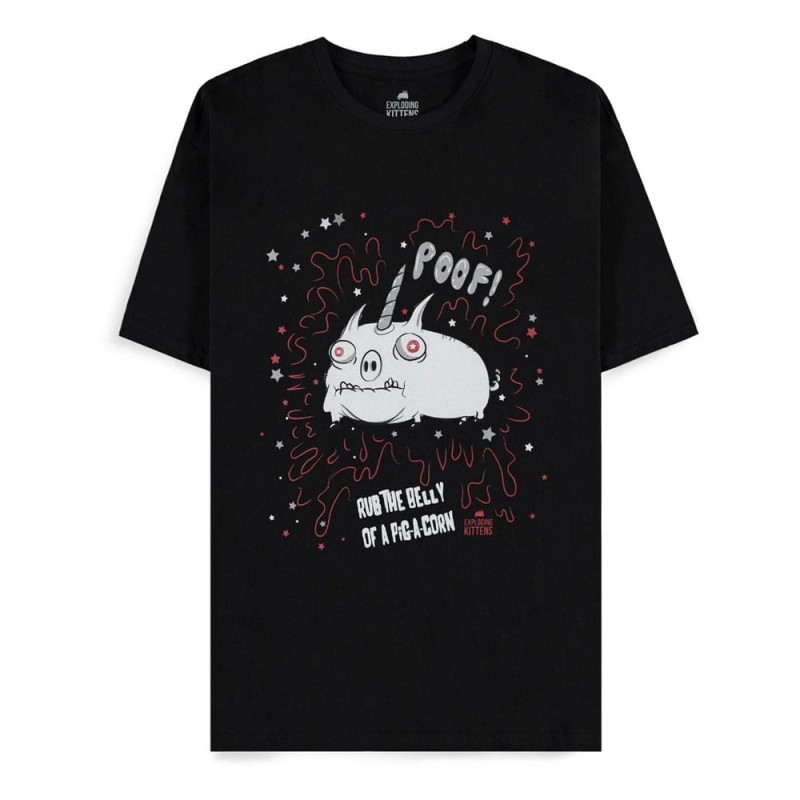 Exploding Kittens T-Shirt POOF! Size S | 8718526679038