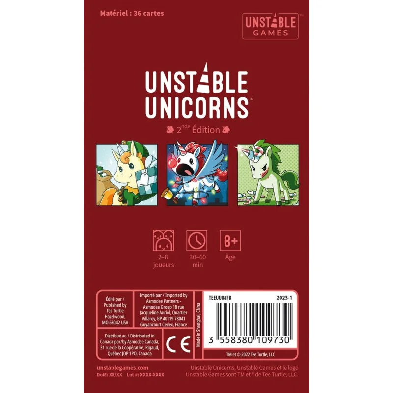 Unstable Unicorns - Ext. Christmas Edition | 3558380109730