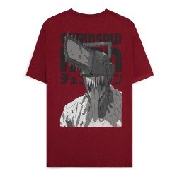 Chainsaw Man T-Shirt Smile Bordeaux Size S | 8718526418804