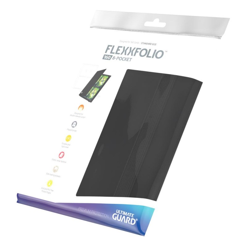 Ultimate Guard Flexxfolio 160 8-Pocket - Black | 4260250073520