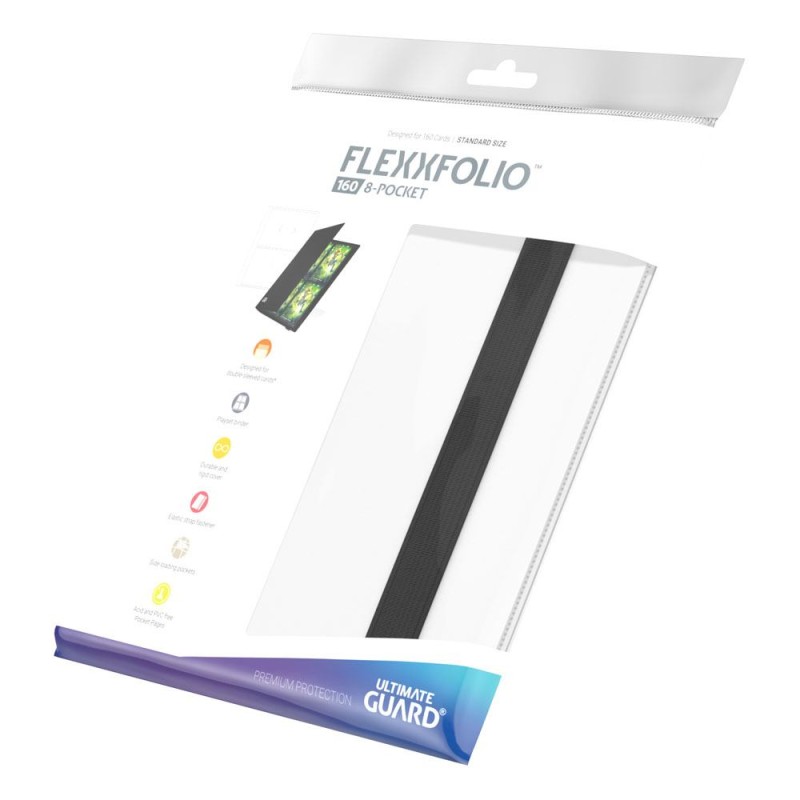 Ultimate Guard Flexxfolio 160 8-Pocket - White | 4260250073568