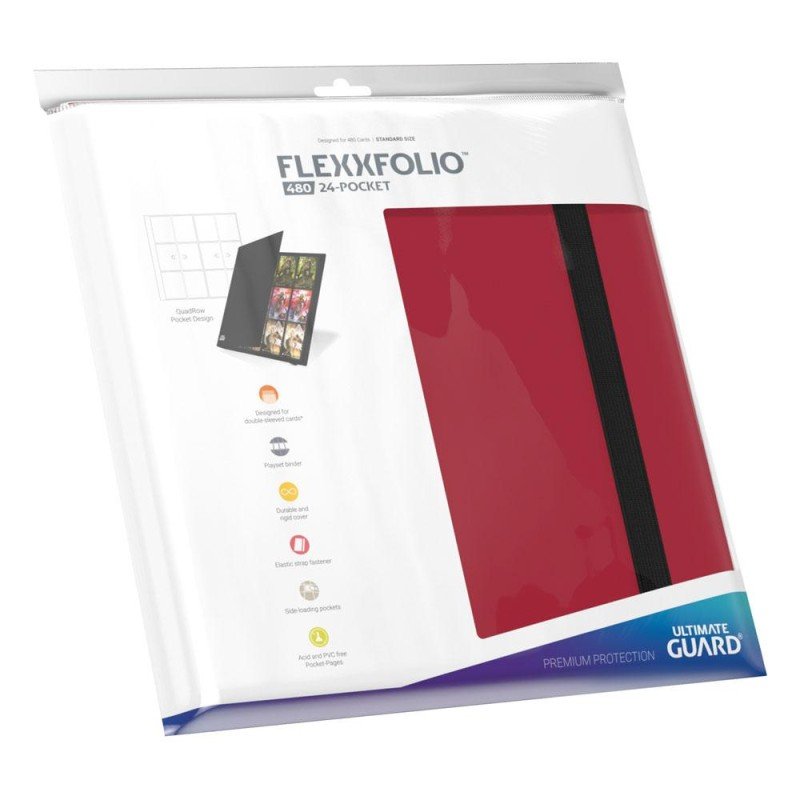 Ultimate Guard Flexxfolio 480 24-Pocket - Red | 4260250077146
