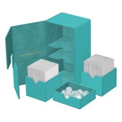 Ultimate Guard Twin Flip'n'Tray 200+ Xenoskin "Summer Edition 2025" - Lagoon | 4056133040860