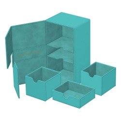 Ultimate Guard Twin Flip'n'Tray 200+ Xenoskin "Summer Edition 2025" - Lagoon | 4056133040860