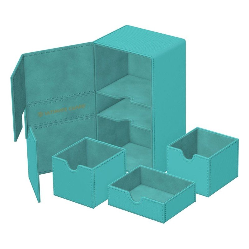 Ultimate Guard Twin Flip'n'Tray 200+ Xenoskin "Summer Edition 2025" - Lagoon | 4056133040860
