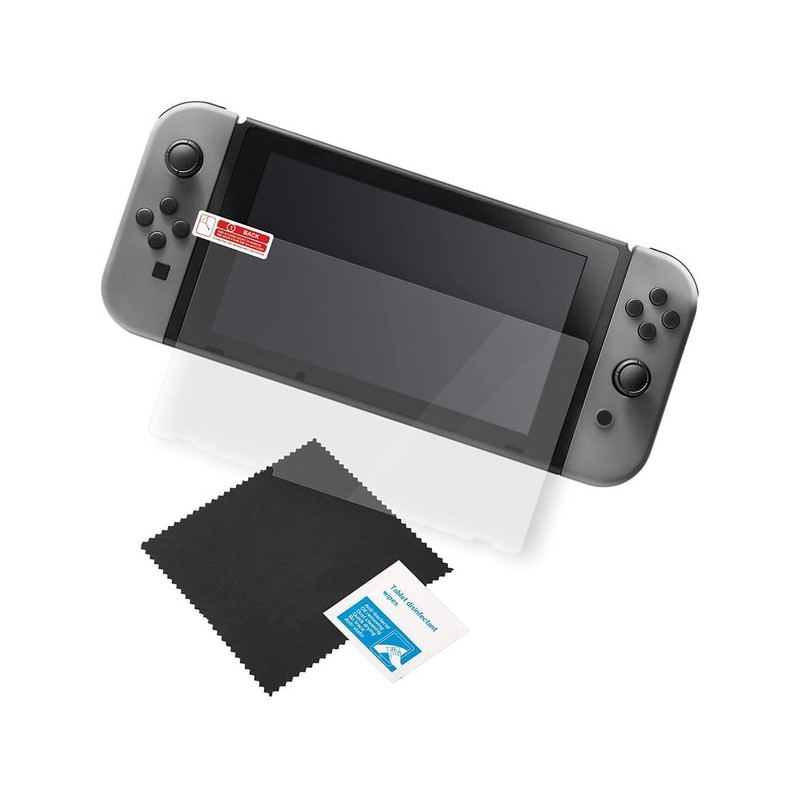 Gioteck - 9H Premium Tempered Glass Screen Protector Kit for Nintendo Switch