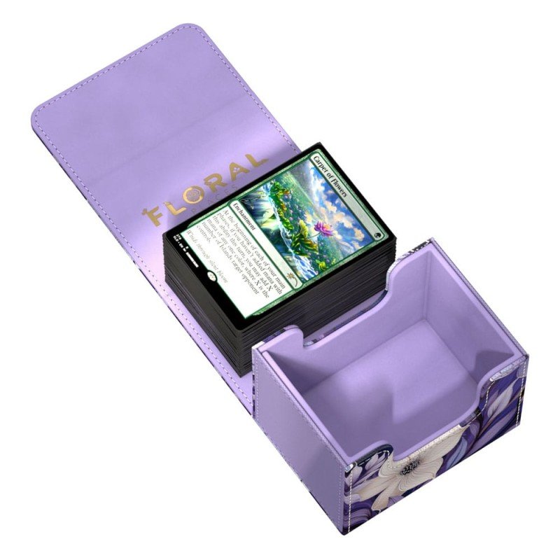 Ultimate Guard Sidewinder 100+ Xenoskin "Floral Places" - Moonlit Glen | 4056133042383