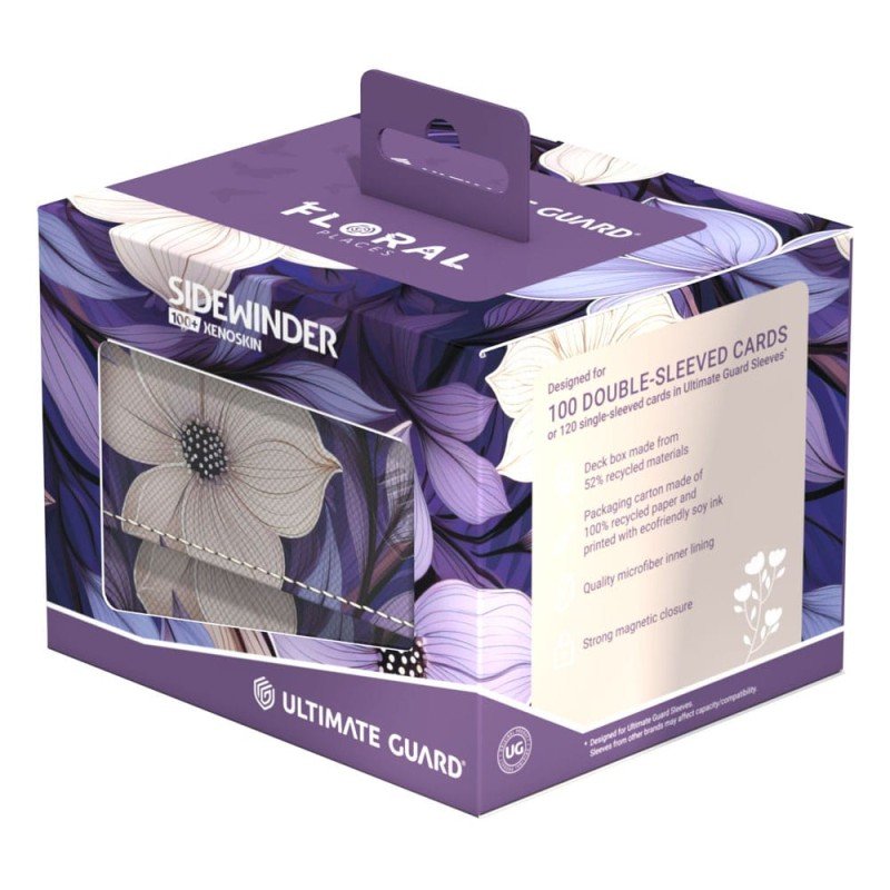 Ultimate Guard Sidewinder 100+ Xenoskin "Floral Places" - Moonlit Glen | 4056133042383