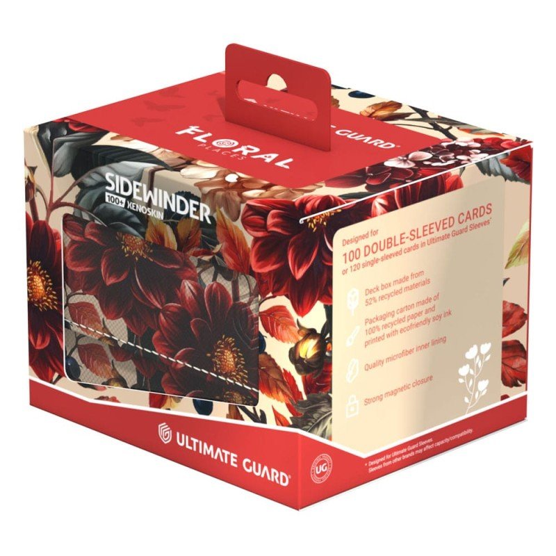 Ultimate Guard Sidewinder 100+ Xenoskin "Floral Places" - Autumn Heath | 4056133042444