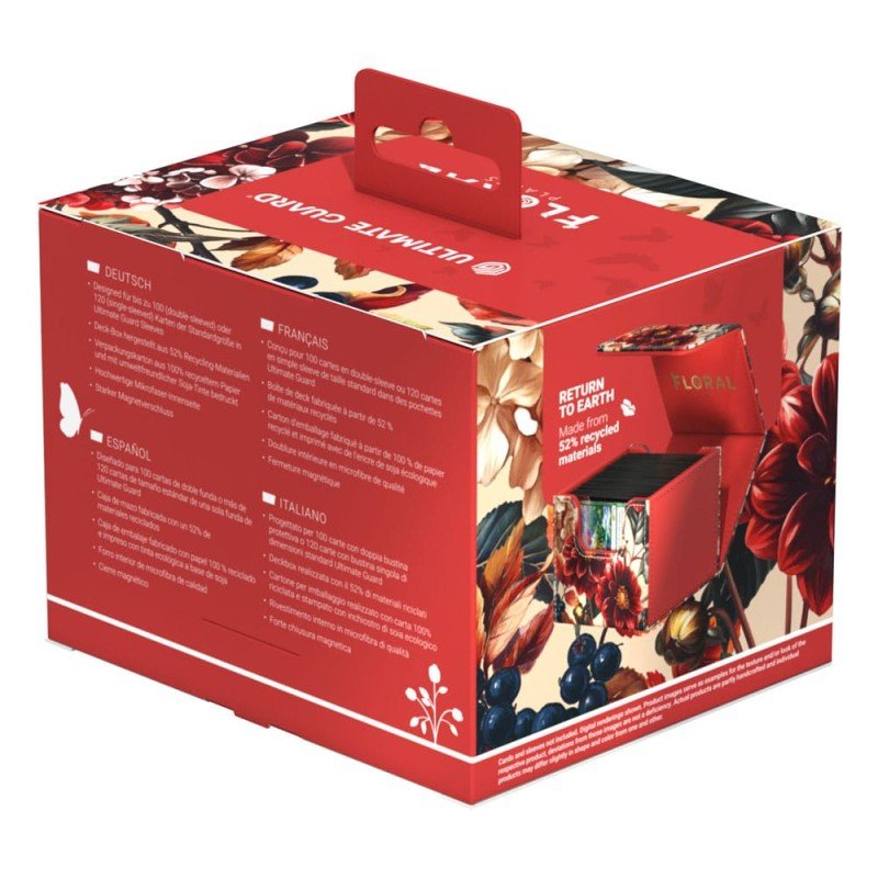 Ultimate Guard Sidewinder 100+ Xenoskin "Floral Places" - Autumn Heath | 4056133042444