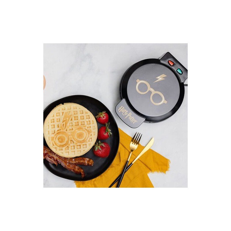 Harry Potter Waffle Maker Glasses and Lightning Bolt 