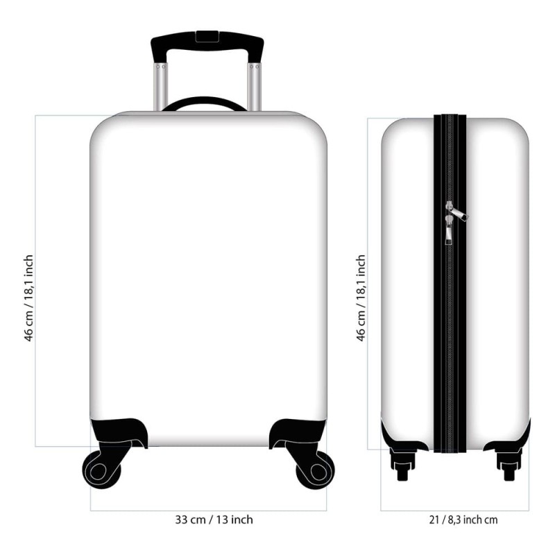 Lilo & Stitch trolley Valise Ohana Forever pink 46 cm | 8712645312036