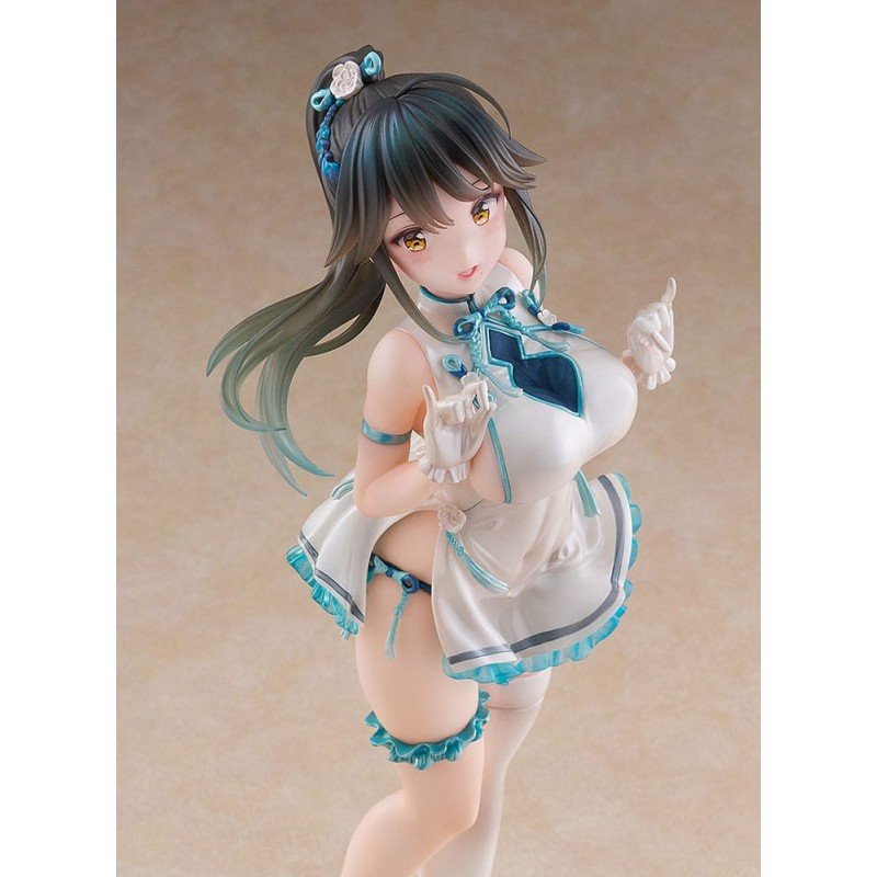 Avian Romance Pink Label 5 statuette PVC 1/6 Ponytail Girl: Qipao 29 cm | 4943209611799