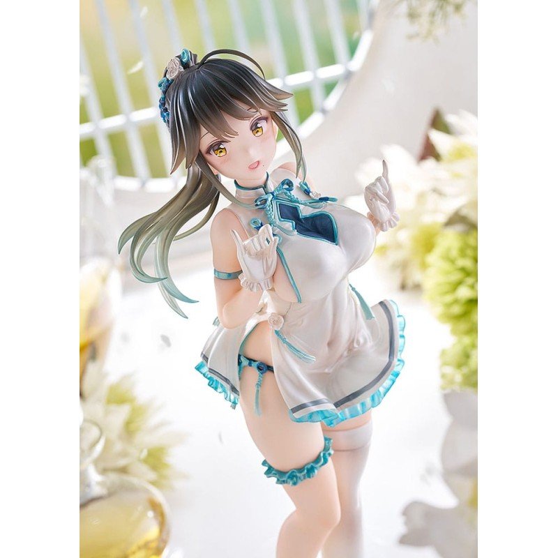 Avian Romance Pink Label 5 statuette PVC 1/6 Ponytail Girl: Qipao 29 cm | 4943209611799