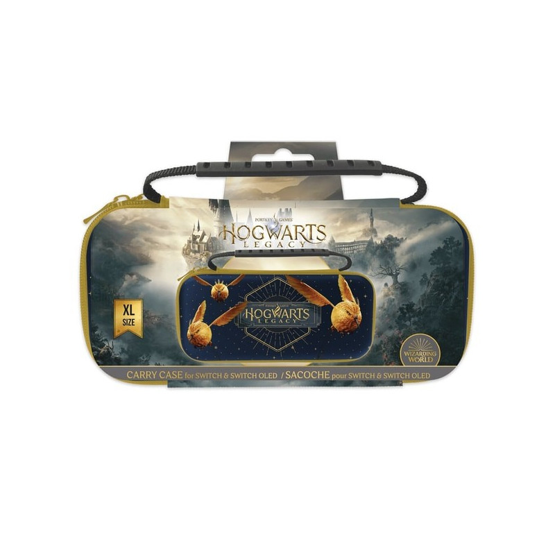 Freaks And Geeks - XL Carrying Case for Nintendo Switch "Hogwarts Legacy - Golden Snitch"