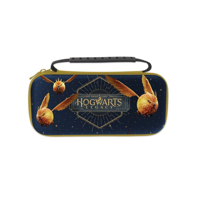 Freaks And Geeks - Sacoche de transport XL pour Nintendo Switch "Hogwarts Legacy - Vif d'or"