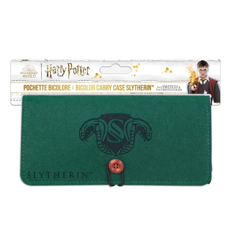 Freaks And Geeks - Felt Carrying Pouch for Nintendo Switch "Harry Potter – Slytherin" | 3760178626316