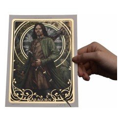 Le Seigneur des Anneaux impression Art Print Aragorn Art Card 14 x 21 cm Limited Edition | 9420024747377