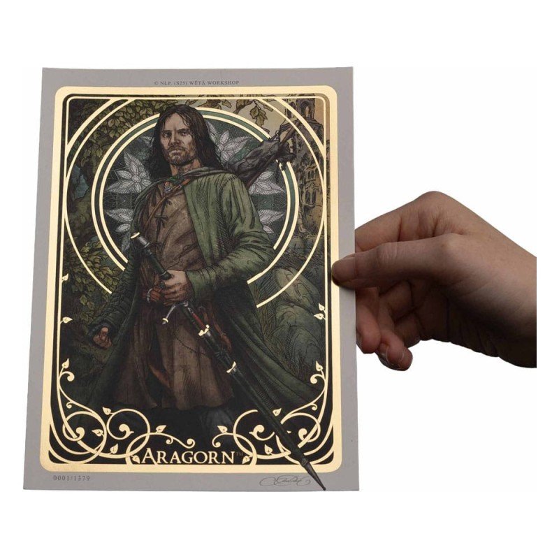 Lord of the Rings Art Print Aragorn Art Card 14 x 21 cm Limited Edition | 9420024747377