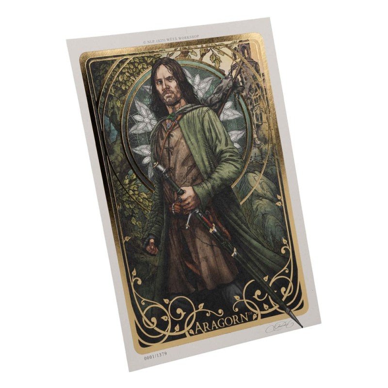 Le Seigneur des Anneaux impression Art Print Aragorn Art Card 14 x 21 cm Limited Edition | 9420024747377