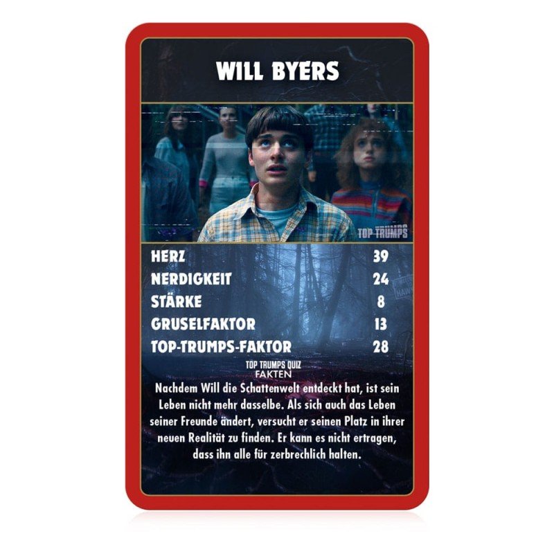 Stranger Things Jeu de cartes Top Trumps Collectables *ALLEMAND* | 5036905056823