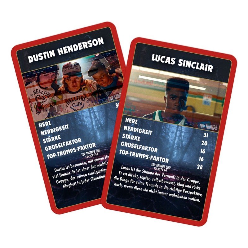 Stranger Things Jeu de cartes Top Trumps Collectables *ALLEMAND* | 5036905056823