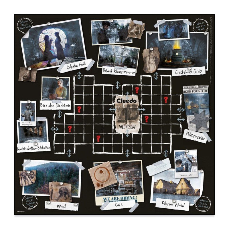 Wednesday jeu de plateau Cluedo *ALLEMAND* | 5036905062138