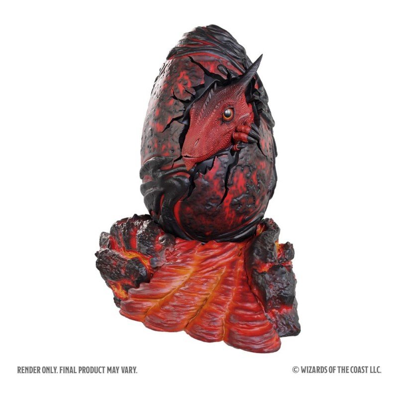 Dungeons & Dragons Replicas of the Realms Statue Red Dragon Egg 13 cm | 0634482685235
