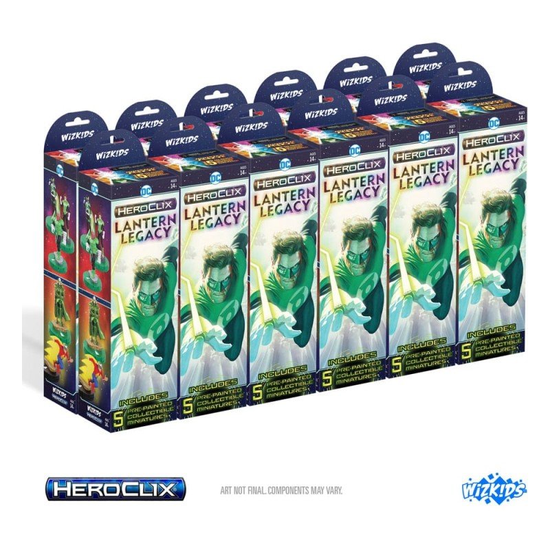 DC Comics HeroClix: Lantern Legacy Booster Brick (12) | 0634482841235
