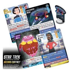 Star Trek: Captain's Chair Card Game Second Contact *English Version* | 0634482876350