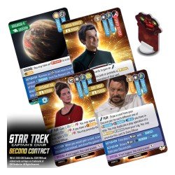 Star Trek: Captain's Chair Card Game Second Contact *English Version* | 0634482876350