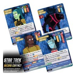 Star Trek: Captain's Chair Card Game Second Contact *English Version* | 0634482876350