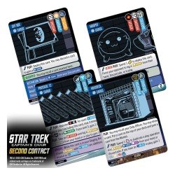 Star Trek: Captain's Chair Card Game Second Contact *English Version* | 0634482876350