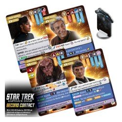 Star Trek: Captain's Chair Card Game Second Contact *English Version* | 0634482876350