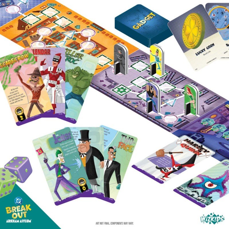 DC Breakout: Arkham Asylum Card Game *English Version* | 0634482876428