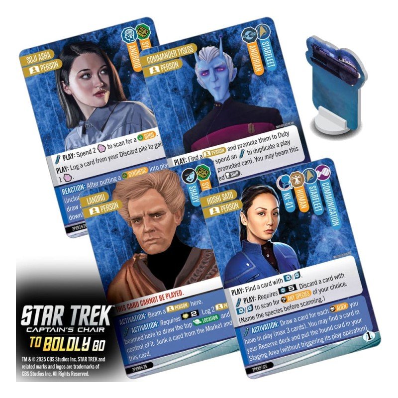 Star Trek: Captain's Chair Card Game To Boldly Go *English Version* | 0634482876459