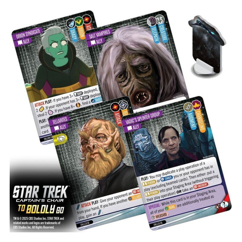 Star Trek: Captain's Chair Card Game To Boldly Go *English Version* | 0634482876459
