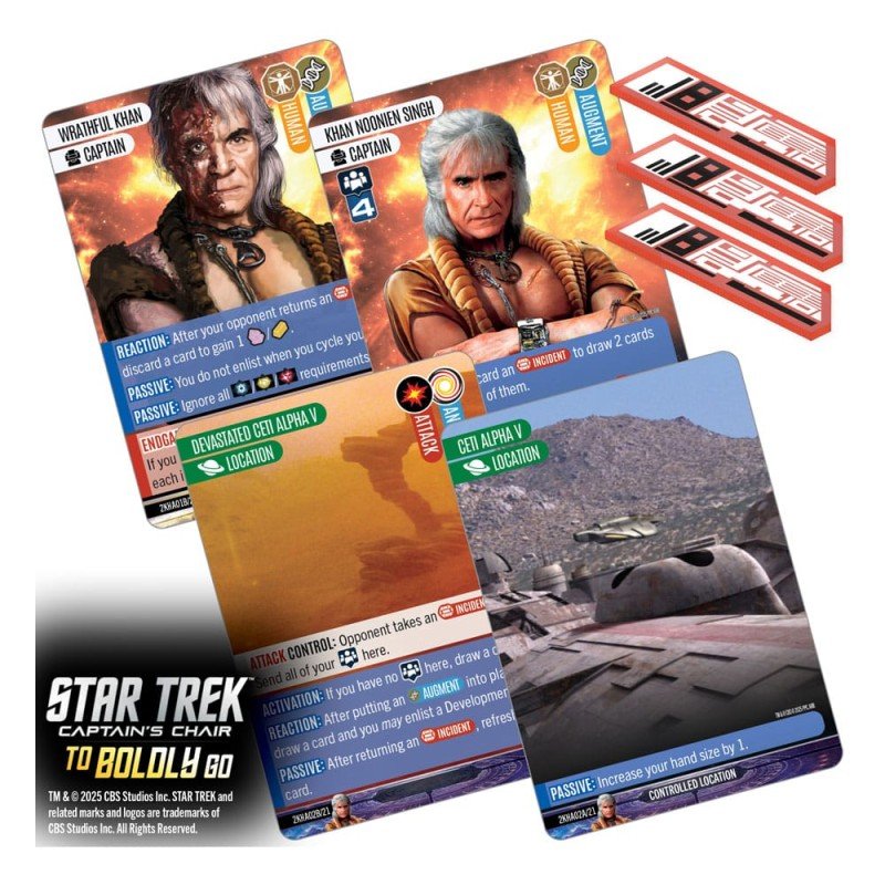 Star Trek: Captain's Chair Card Game To Boldly Go *English Version* | 0634482876459