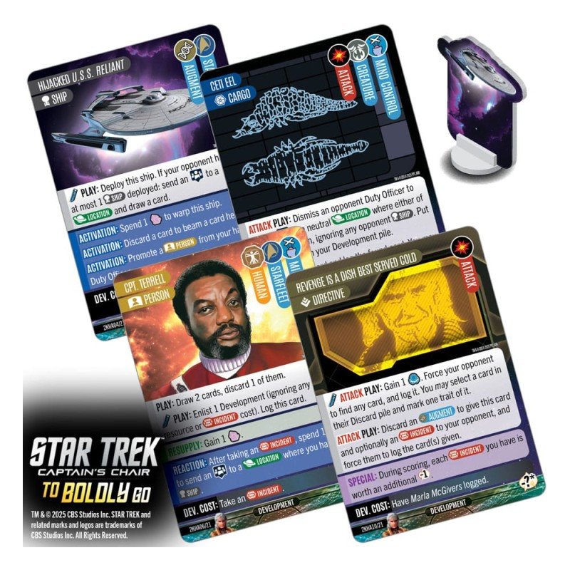Star Trek: Captain's Chair Card Game To Boldly Go *English Version* | 0634482876459