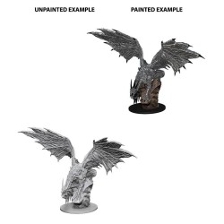Pathfinder Battles Deep Cuts Unpainted Miniature Silver Dragon Case (6)